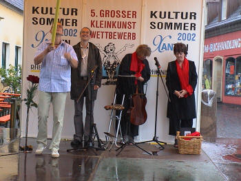 Teilnahme am Kleinkunst Wettbewerb in Xanten - 2002