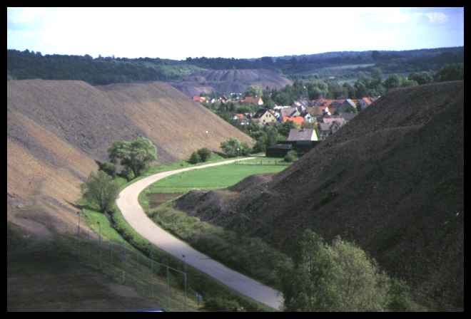 Kupferschieferhalden bei Helbra