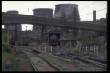 Mitteldeutschland 1990: Kraftwerk und Brikettfabrik Holzweißig bei Bitterfeld mit Dampfspeicherlokomotive