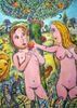 Die Leive Bibel - Altes Testament - Genesis - Eva bietet Adam die Frucht an © Ulrich Leive