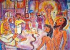 Die Leive Bibel - Altes Testament - Exodus - Moses und Aron vor Pharao © Ulrich Leive