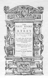 The First Booke of Ayres
