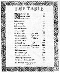 The Table