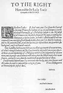 To Lady Bedford