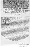 To Lady Wroth