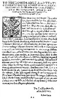 To Sir Robert Sidney