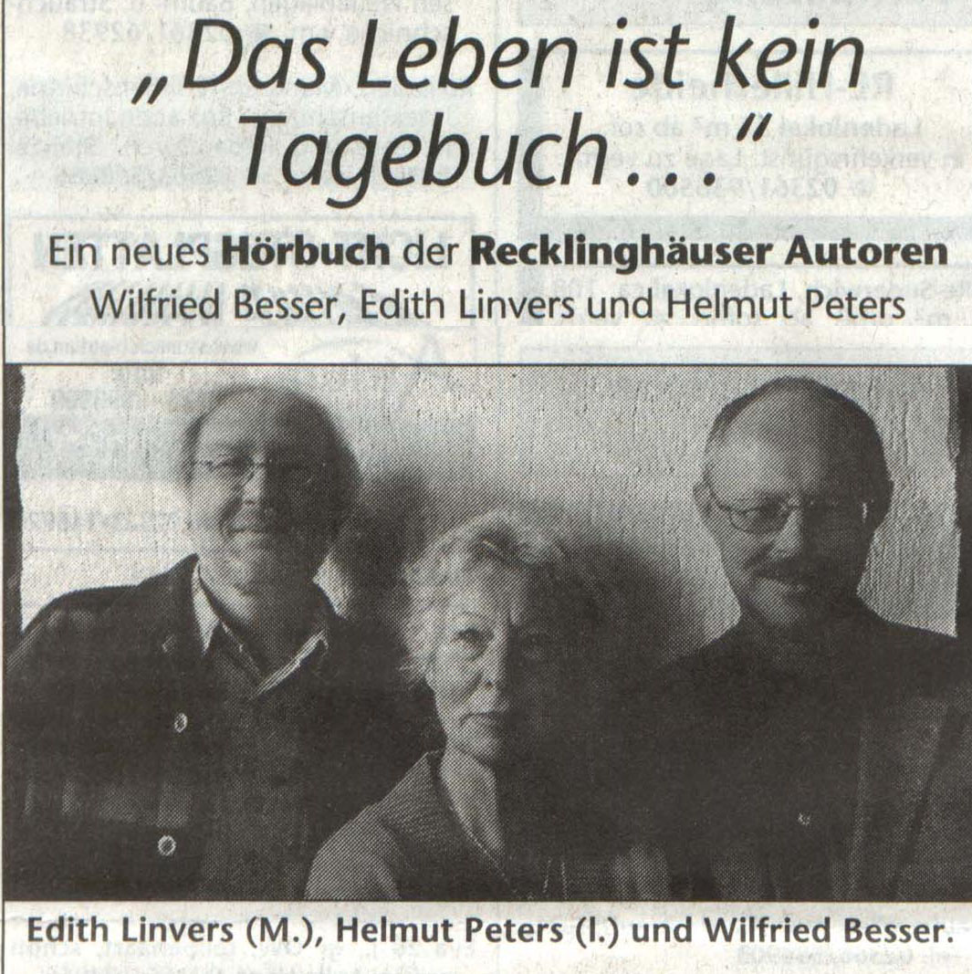 Presseartikel Recklinghäuser Zeitung v. 4.12.06