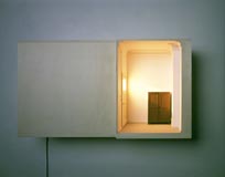 Zimmer mit Schrank
