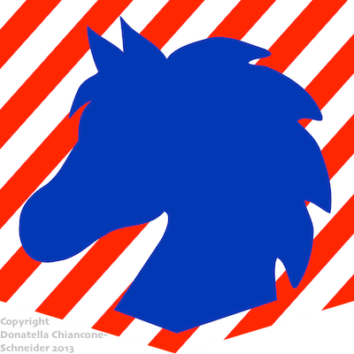 Logo Fauves und Blauer Reiter von Donatella Chiancone-Schneider