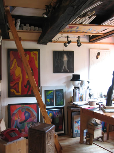  EinBlicK ins ATELiER _____cLoisonnAGE_____holzbildobjekte
