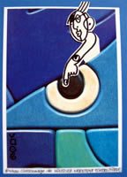 -zeiger - original zeichnung von brigitta krause