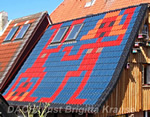 DACHkunst- Pixeldach- ROOFart von BRiGiTAL -Brigitta Krause