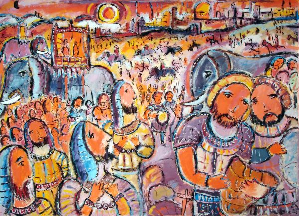 Antiochus Epiphanes überfällt Jerusalem © Ulrich Leive
