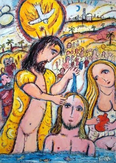 Johannes tauft Jesus © Ulrich Leive