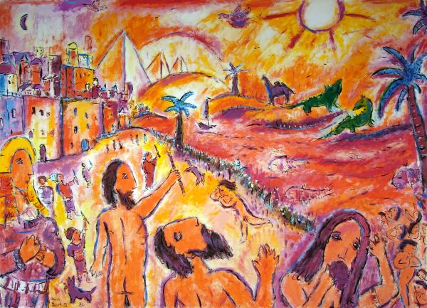 1. Plage - Verseuchung des Nils © Ulrich Leive