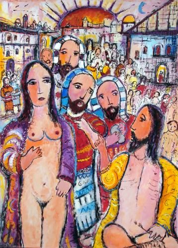 Jesus und die Ehebrecherin © Ulrich Leive