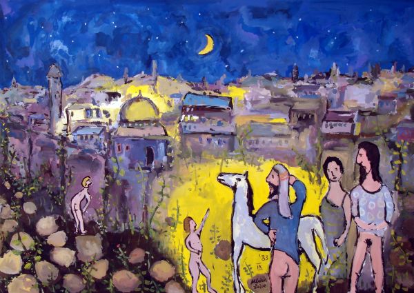 Nehemia vor dem zerstörten Jerusalem © Ulrich Leive