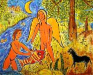 Rafael mit Tobias und Hund (2) © Ulrich Leive