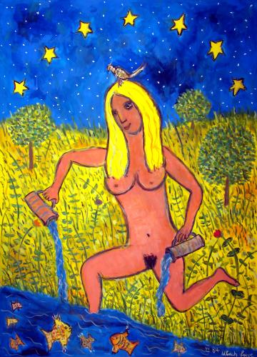 Tarot 17 Die Sterne © Ulrich Leive