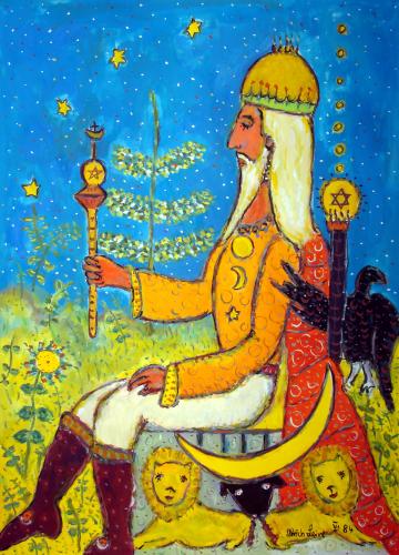 Tarot 4 Der Herrscher © Ulrich Leive