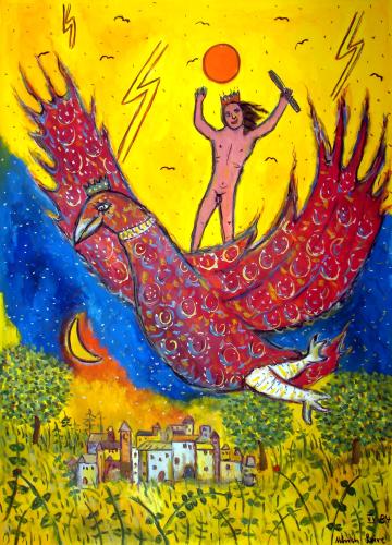 Tarot 5 Der Hierophant © Ulrich Leive