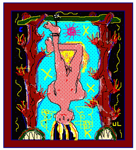 Tarot 12 Der Gehenkte © Ulrich Leive