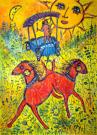 Tarot 7 Der Siegeswagen © Ulrich Leive