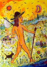 Tarot 0 Der Narr - Variante 1 © Ulrich Leive