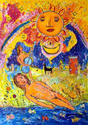 Tarot 18 Der Mond - Variante © Ulrich Leive
