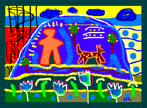 Wanderer mit Hund 27 © Ulrich Leive