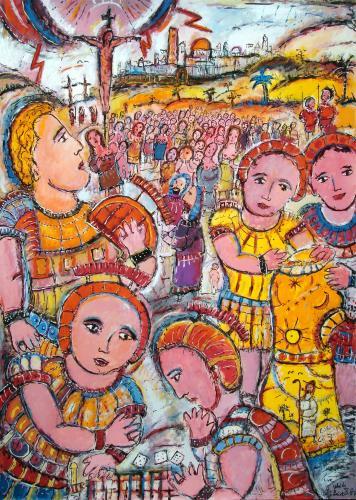 Würfeln um die Kleider Jesu © Ulrich Leive