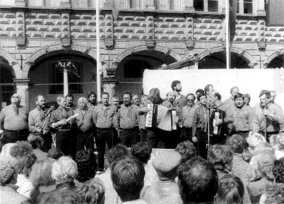 Mwenschiet beim Markt anno dazumal