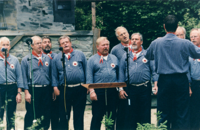 Chorfest auf der Wallbhne, noch mit Fiete und Klaus
