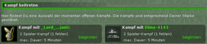 Kampfangebote