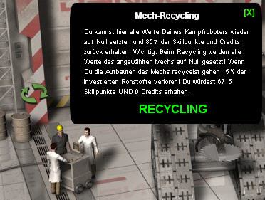Recycling-Meldung