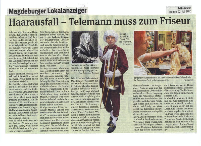 Artikel Telemann-Friseur