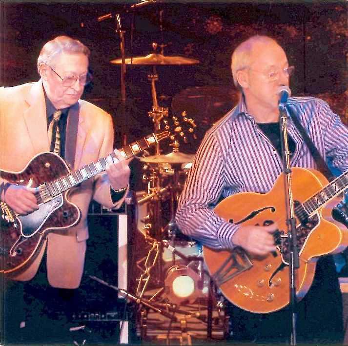 Scotty Moore and Mark Knopfler