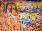Prophezeiung des Elias erfllt sich - Hunde lecken Ahabs Blut und Huren baden darin © Ulrich Leive