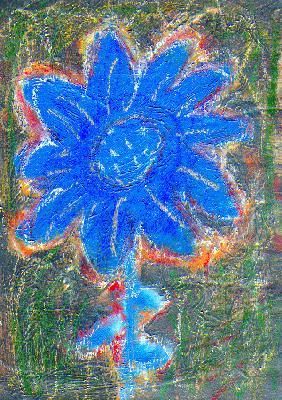 Blaue Blume I