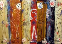 Figurenbild / Wanderer 228 - Tag, Tag und Nacht © Ulrich Leive