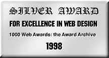 Silver Award of Web 
Excellence