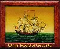 Wing's Award of Creativity