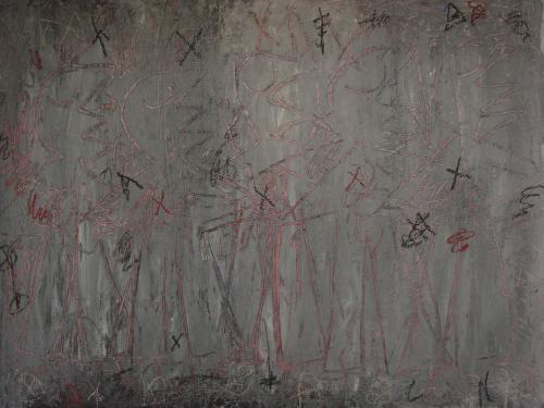 Wanderer grau - 1996 © Ulrich Leive
