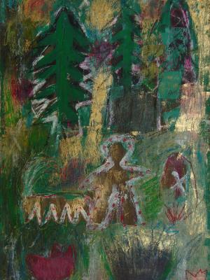 Waldspaziergang V - 2004 © Ulrich Leive