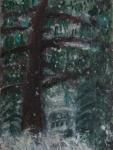 Winterlandschaft mit alter Kiefer - 2004 © Ulrich Leive