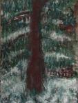 Winterlandschaft mit Kiefer II - 2004 © Ulrich Leive